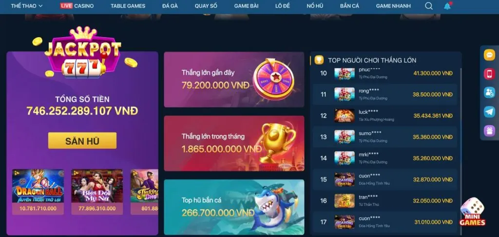 Nhà cung cấp bắn cá và đá gà